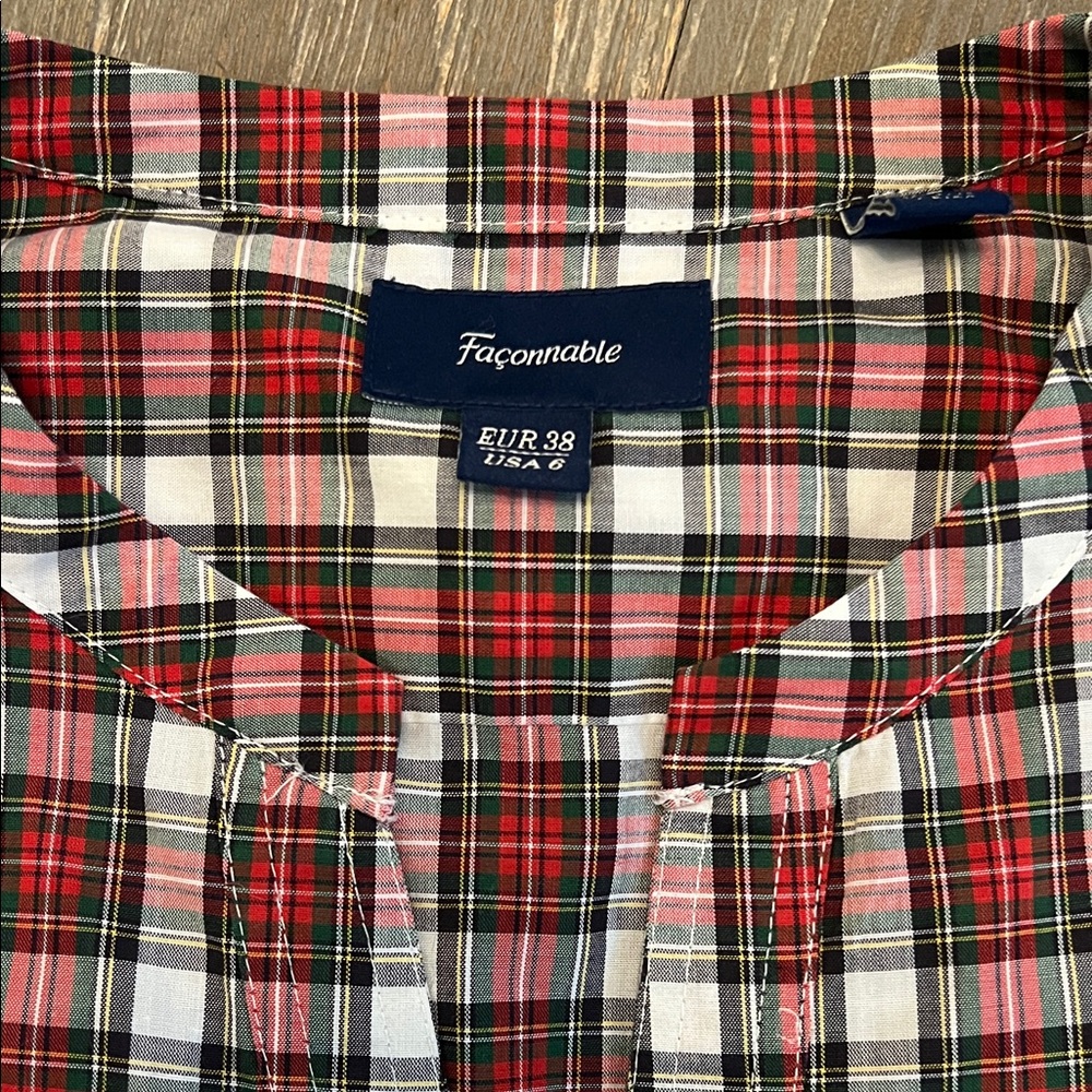 Faconnable Plaid Button-Down Shirt